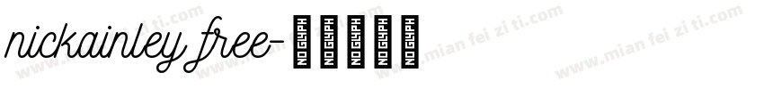 nickainley free字体转换